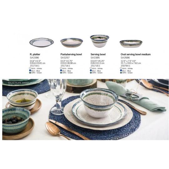 turkizkek rusztikus mediterran country falusi handmade kezzel festett keramia etkeszlet keszlet eskuvoi ajandek turkiz kek zold konyha keramia tanyer lapostanyer balaton.JPG